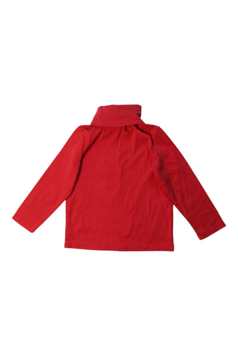 A Red Long Sleeve Tops from Sergent Major in size 4T for girl. (Back View)