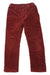 A Burgundy Casual Pants from Les Enfantines in size 4T for girl. (Front View)