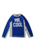 A Blue Rash Guards from Gymboree in size 5T for boy. (Front View)