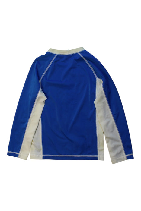 A Blue Rash Guards from Gymboree in size 5T for boy. (Back View)