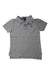 A Grey Short Sleeve Polos from Polo Ralph Lauren in size 5T for boy. (Front View)
