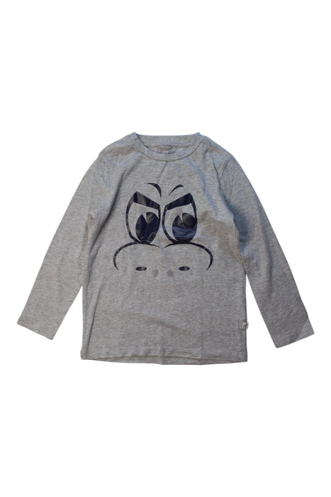 A Grey Long Sleeve T Shirts from Stella McCartney in size 6T for girl. (Front View)