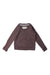 A Brown Crewneck Sweatshirts from Mini Mioche in size 12-18M for girl. (Front View)