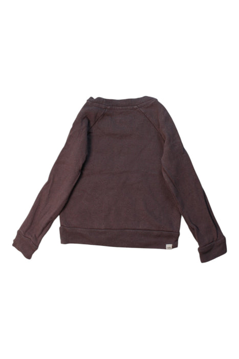 A Brown Crewneck Sweatshirts from Mini Mioche in size 12-18M for girl. (Back View)