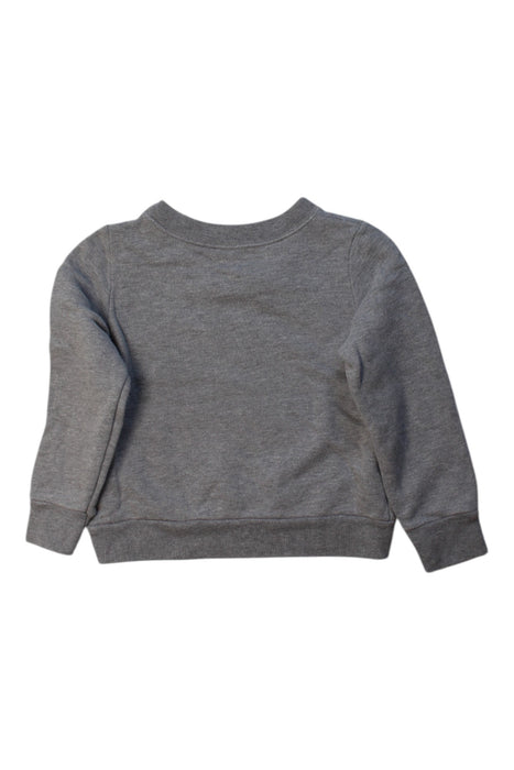 A Grey Crewneck Sweatshirts from Petit Bateau in size 3T for boy. (Back View)