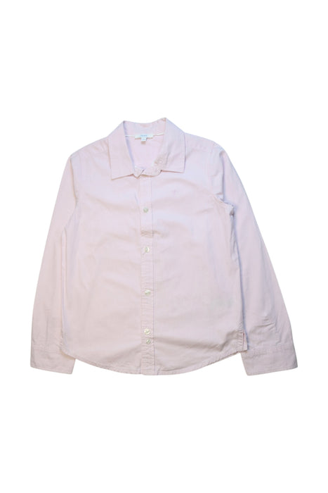 A Pink Long Sleeve Shirts from Jacadi in size 10Y for neutral. (Front View)