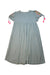 A Blue Short Sleeve Dresses from Louise Misha in size 8Y for girl. (Back View)