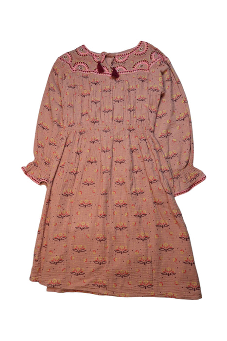 A Pink Long Sleeve Dresses from Louise Misha in size 10Y for girl. (Front View)