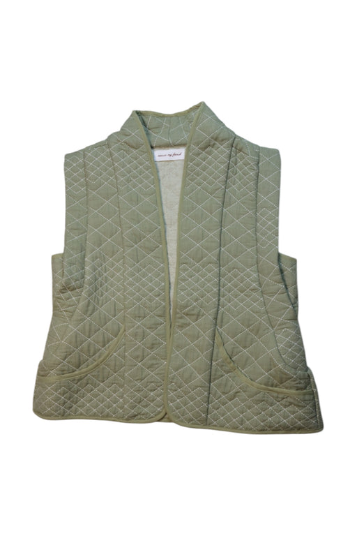 A Green Outerwear Vests from Excuse My French in size 8Y for neutral. (Front View)
