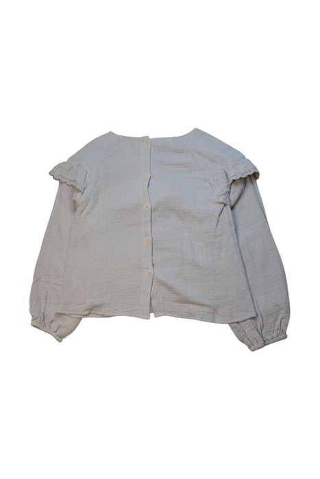 A Grey Long Sleeve Tops from Louise Misha in size 8Y for girl. (Back View)