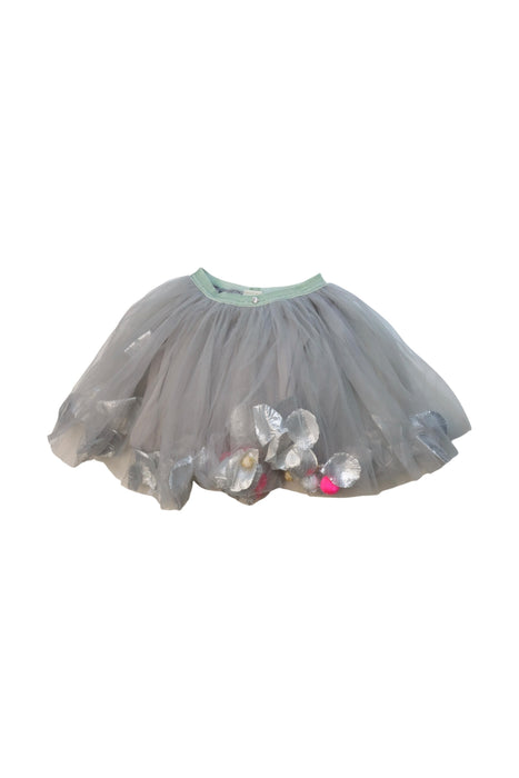 A Grey Tulle Skirts from Atsuyo et Akiko in size 4T for girl. (Front View)
