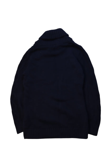 A Navy Knit Sweaters from Seed in size 8Y for girl. (Back View)