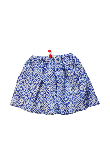 A Blue Short Skirts from Lulaland in size 6T for girl. (Front View)