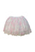 A White Tulle Skirts from Seed in size 6T for girl. (Front View)