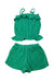 A Green Shorts Sets from Seed in size 8Y for girl. (Back View)