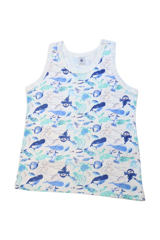 A Multicolour Sleeveless T Shirts from Petit Bateau in size 12Y for neutral. (Front View)