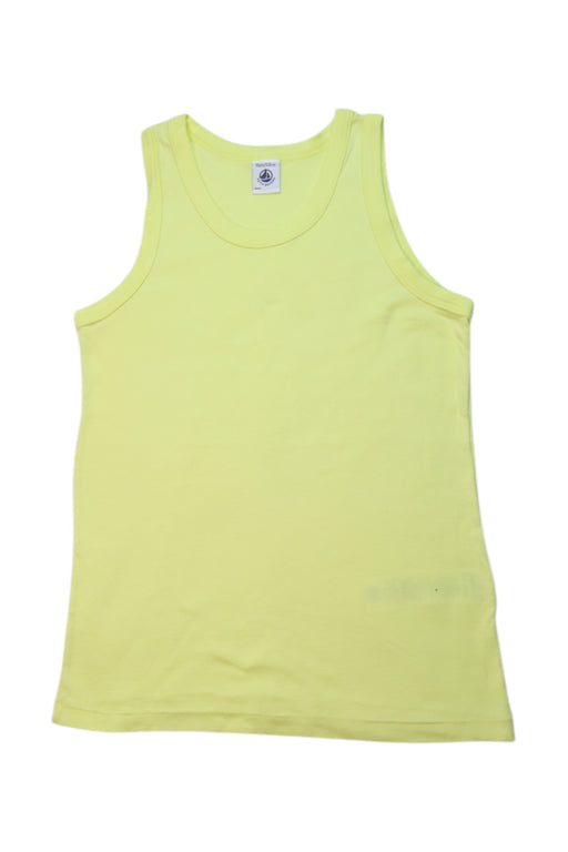 A Yellow Sleeveless T Shirts from Petit Bateau in size 10Y for neutral. (Front View)