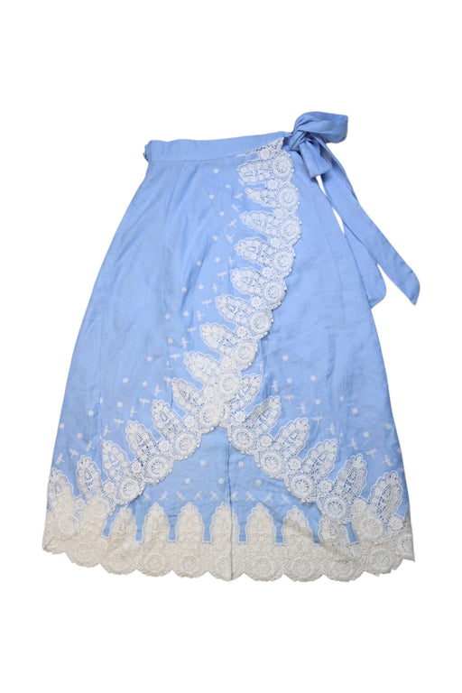 A Blue Mid Skirts from Miguelina in size 10Y for girl. (Front View)