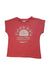 A Red Short Sleeve T Shirts from FatFace in size 7Y for neutral. (Front View)