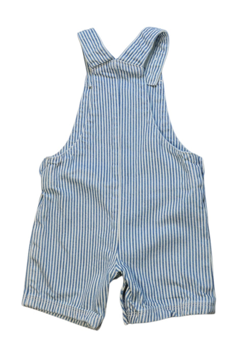 A Blue Overall Shorts from Peter Rabbit in size 6-12M for neutral. (Back View)