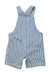 A Blue Overall Shorts from Peter Rabbit in size 6-12M for neutral. (Back View)