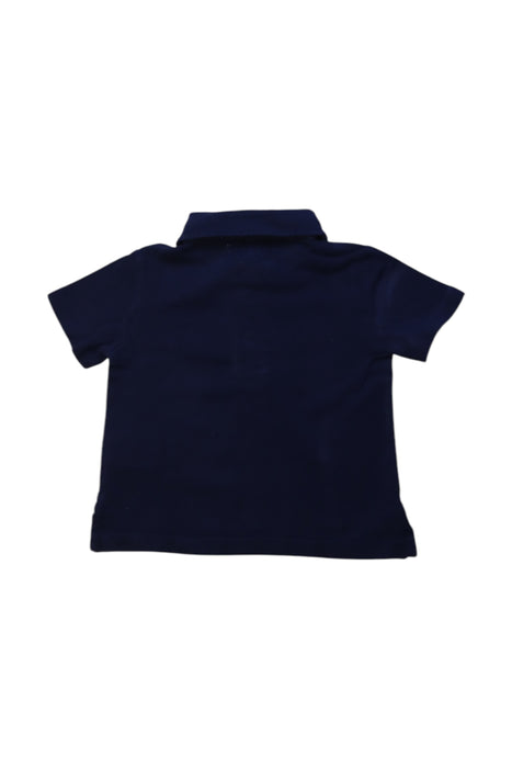 A Navy Short Sleeve Polos from Ralph Lauren in size 6-12M for neutral. (Back View)