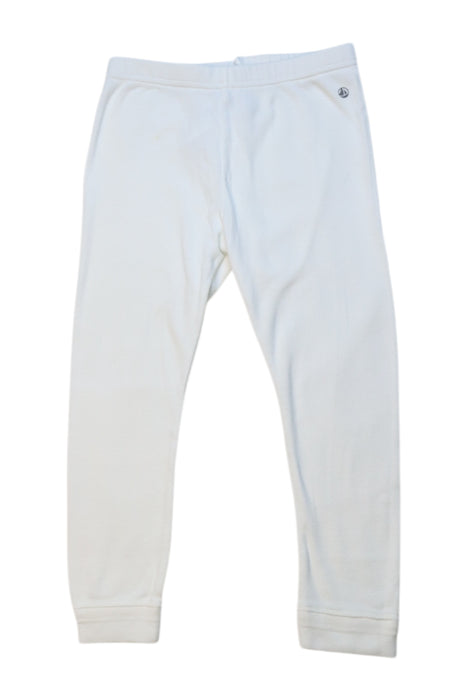 A White Leggings from Petit Bateau in size 3T for neutral. (Front View)