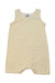 A Yellow Sleeveless Rompers from Petit Bateau in size 12-18M for neutral. (Front View)