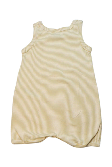 A Yellow Sleeveless Rompers from Petit Bateau in size 12-18M for neutral. (Back View)