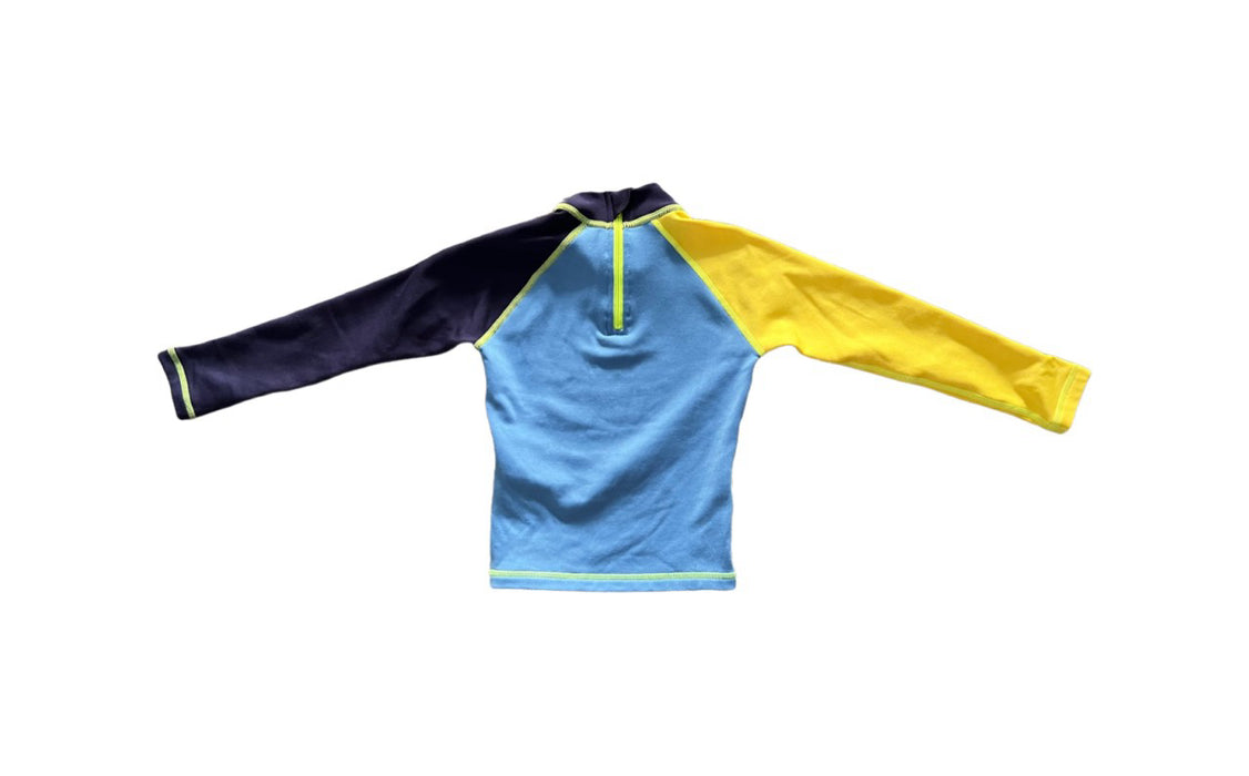 A Blue Rash Guards from Minnex in size 4T for neutral. (Back View)