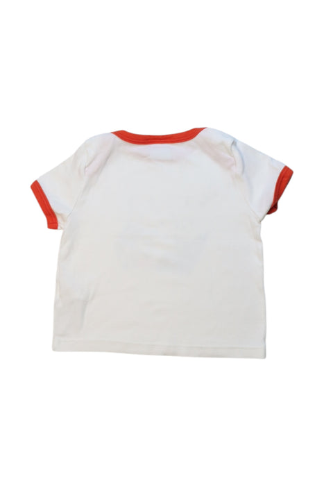 A White Short Sleeve T Shirts from Petit Bateau in size 6-12M for neutral. (Back View)