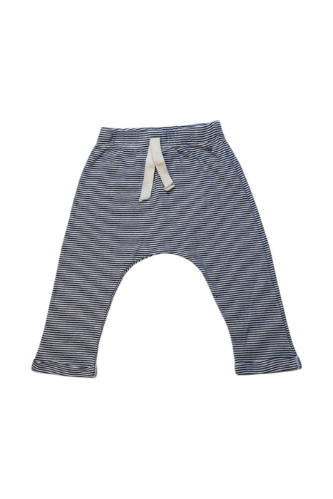 A Navy Casual Pants from Petit Bateau in size 6-12M for neutral. (Front View)