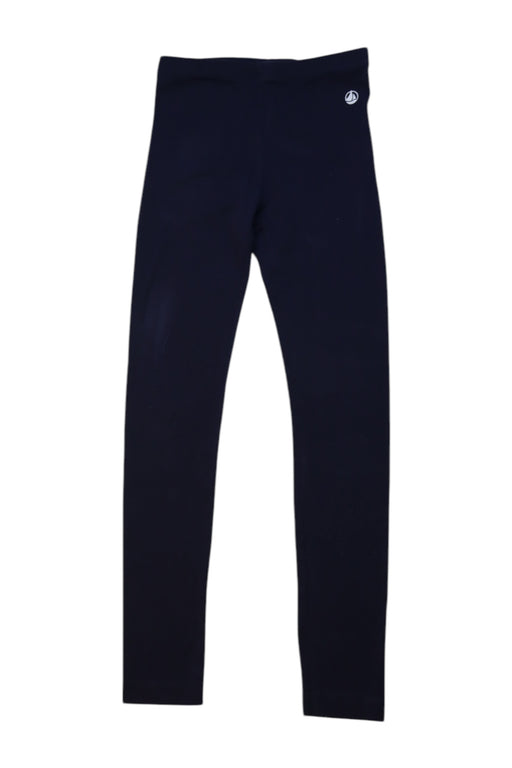 A Navy Leggings from Petit Bateau in size 6T for girl. (Front View)