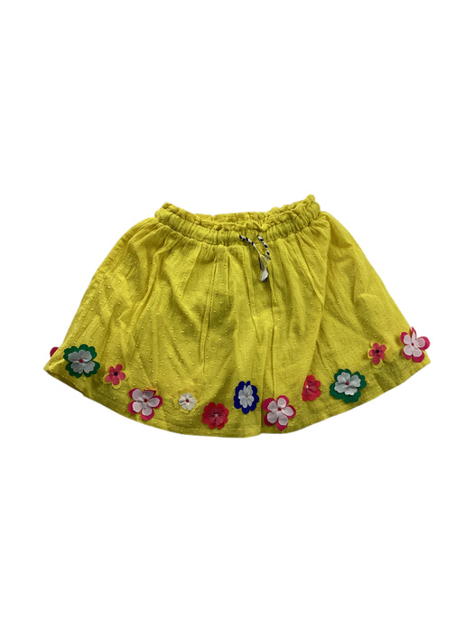 A Yellow Short Skirts from Boden in size 7Y for girl. (Front View)