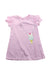 A Pink Short Sleeve Dresses from Mezzo Piano in size 4T for girl. (Front View)
