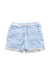 A Blue Shorts from Nicholas & Bears in size 4T for girl. (Front View)