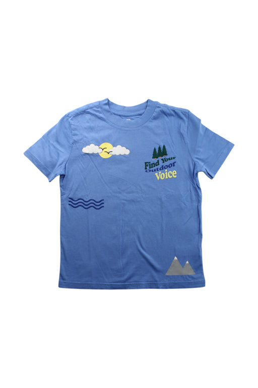 A Blue Short Sleeve T Shirts from Roots in size 7Y for neutral. (Front View)