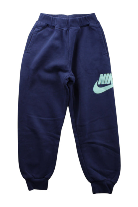 A Navy Sweatpants from Nike in size 7Y for neutral. (Front View)