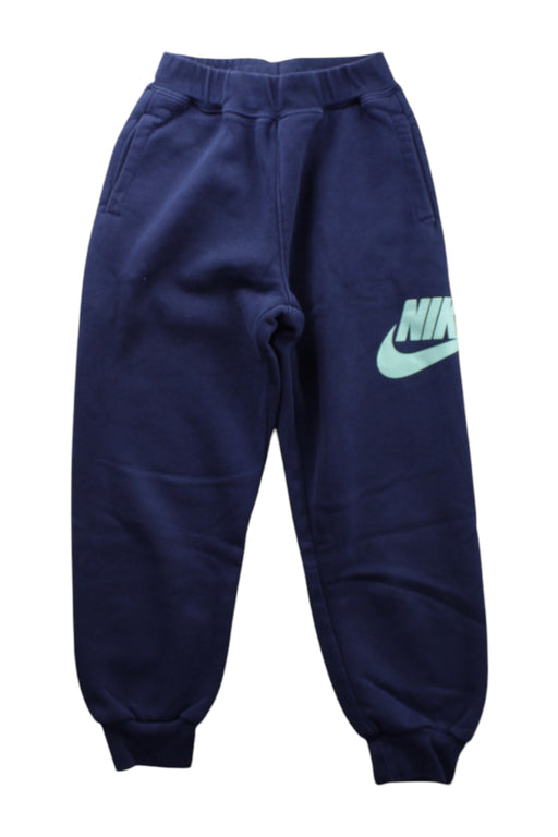A Navy Sweatpants from Nike in size 7Y for neutral. (Front View)