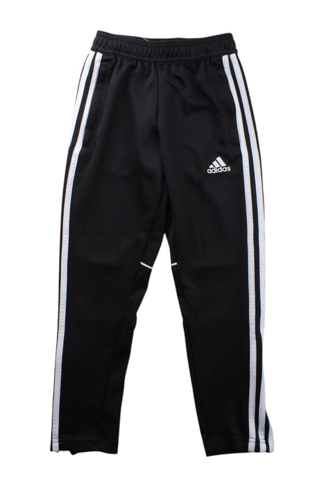 A Black Active Pants from Adidas in size 7Y for neutral. (Front View)