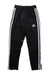 A Black Active Pants from Adidas in size 7Y for neutral. (Front View)