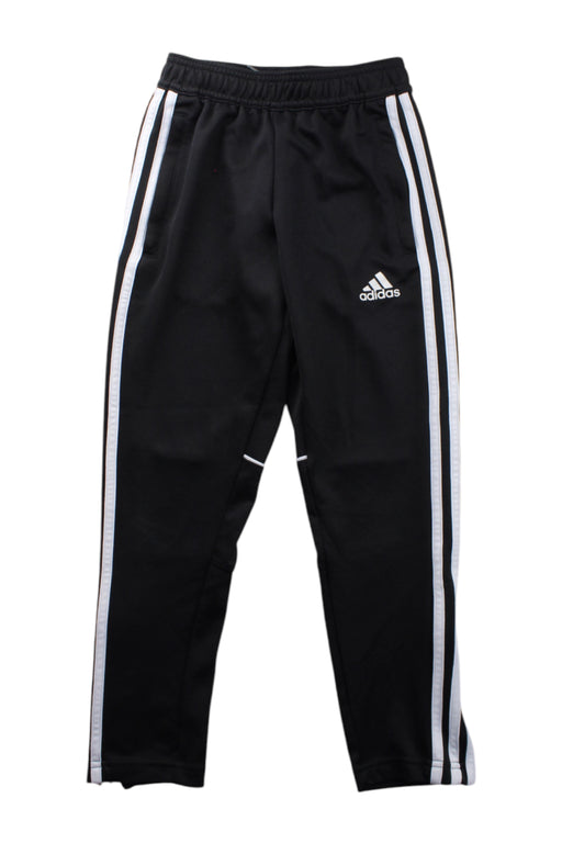 A Black Active Pants from Adidas in size 7Y for neutral. (Front View)