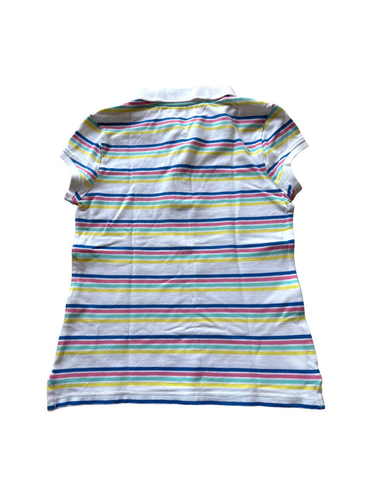 A White Short Sleeve Polos from Tommy Hilfiger in size 8Y for girl. (Back View)