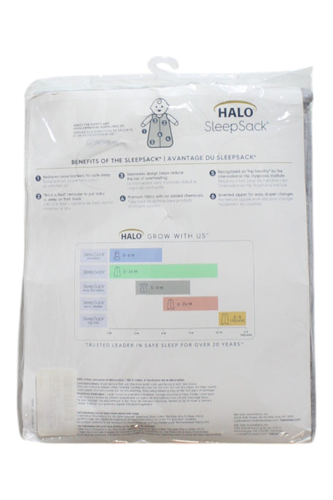 A Grey Sleepsacs from HALO in size 18-24M for neutral. (Back View)