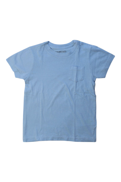 A Blue Short Sleeve T Shirts from Crewcuts in size 3T for boy. (Front View)
