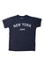 A Navy Short Sleeve T Shirts from Crewcuts in size 2T for neutral. (Front View)