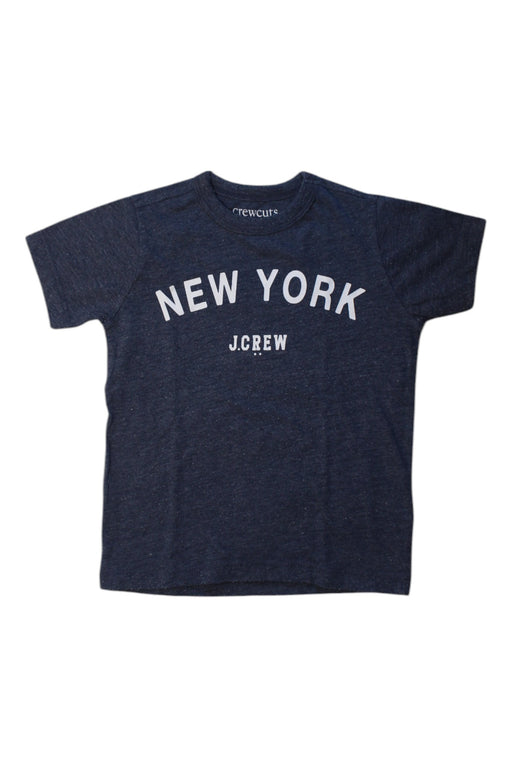 A Navy Short Sleeve T Shirts from Crewcuts in size 2T for neutral. (Front View)