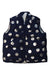 A Navy Outerwear Vests from Seed in size 3T for girl. (Front View)