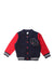 A Navy Lightweight Jackets from Petit Bateau in size 3T for boy. (Front View)