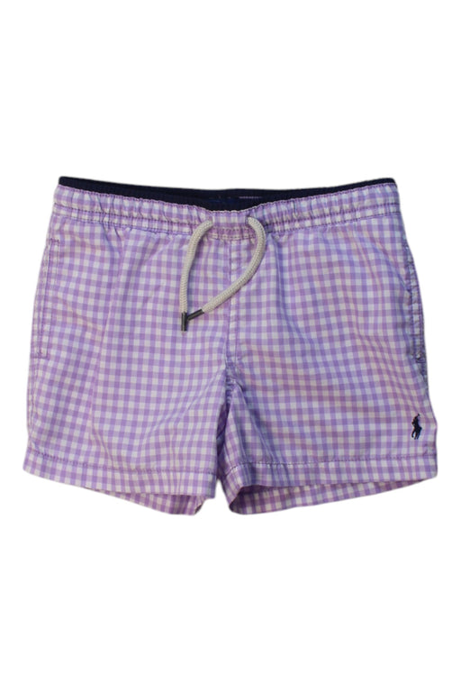 A Purple Swim Shorts from Polo Ralph Lauren in size 3T for boy. (Front View)